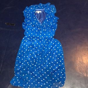 Forever 21 Blue and White polka dot dress